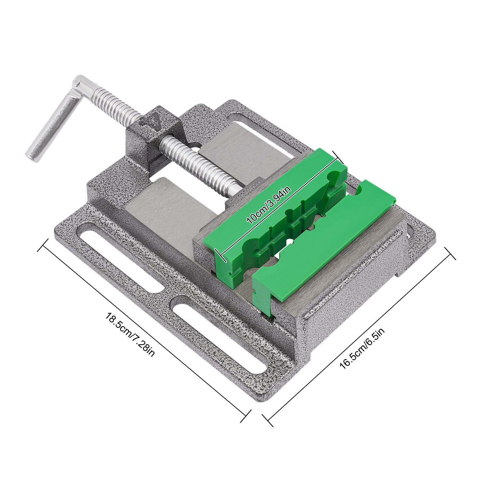 4" Mini Bench Vise Clamping Table Flat Drill Press Vice CNC Milling Machine Tool - Image 2