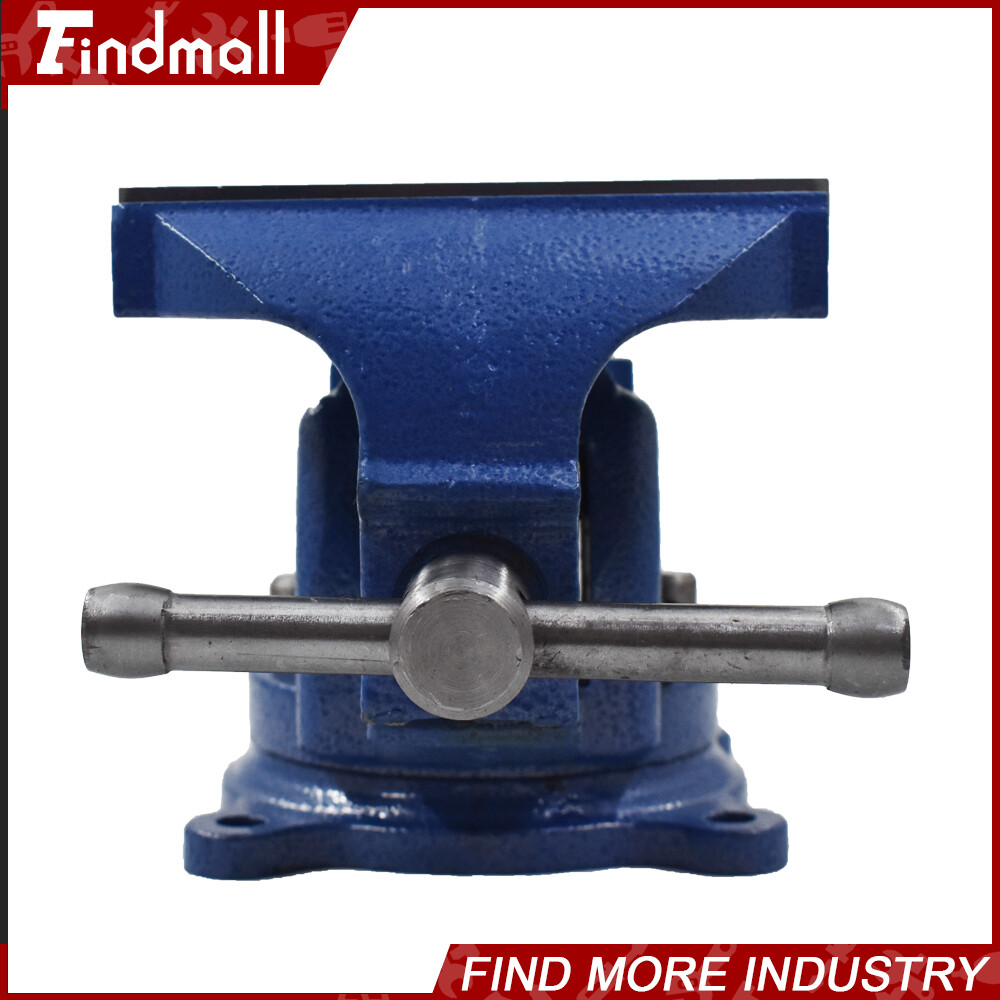 8"/6"/5"/4"Bench Vise W/ Anvil Swivel Base Heavy Duty Vice Multipurpose Vise - Image 5