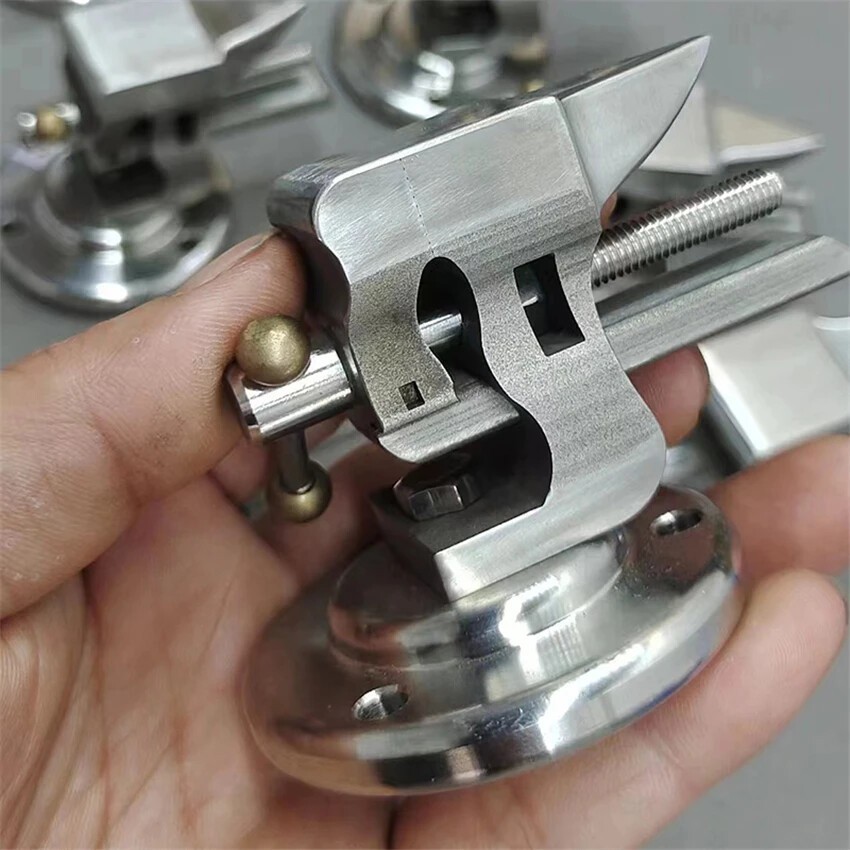 1inch Heavy Duty Bench Vice 25mm Rotate Workbench Vice Jaw Table Vice Clamp Tool - Image 4