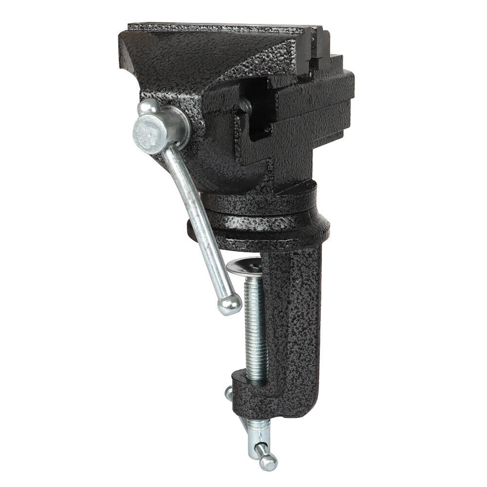 Portable 80mm 360º Swivel Portable Table Bench Vice Clamp Mini Vise Anvil New
