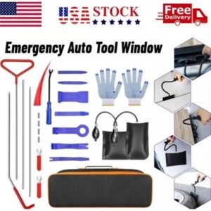 ✨24PCS Professional Car Door Window Emergency Open Unlock Lock Out Auto Tool Kit