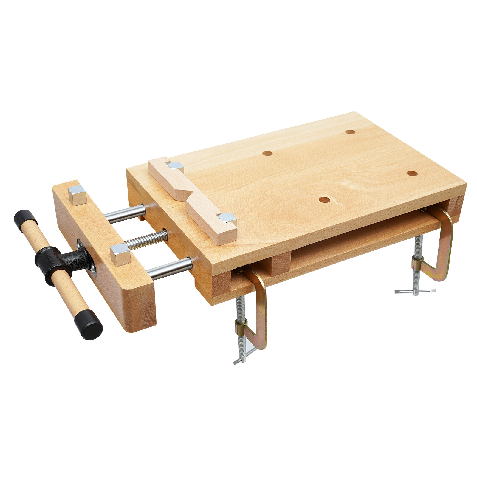 Wood Workbench Desktop Woodworking Vise Portable Smart Vice w/ Superior Clamping - Image 5