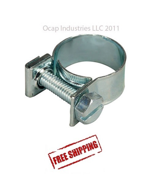 (10) FUEL INJECTION HOSE CLAMPS 3/8" AUTOMOTIVE WHOLESALE PRICING