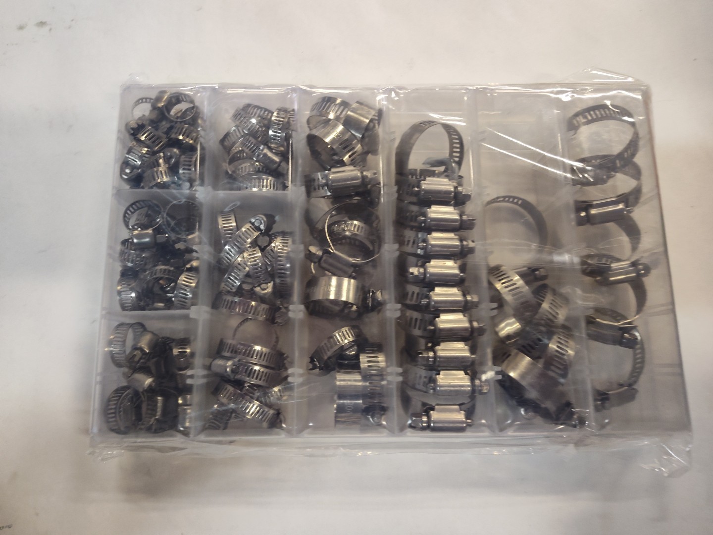 100Pcs Stainless Steel Adjustable Hose Clamps Kit for Plumbing & Automotive - Image 5
