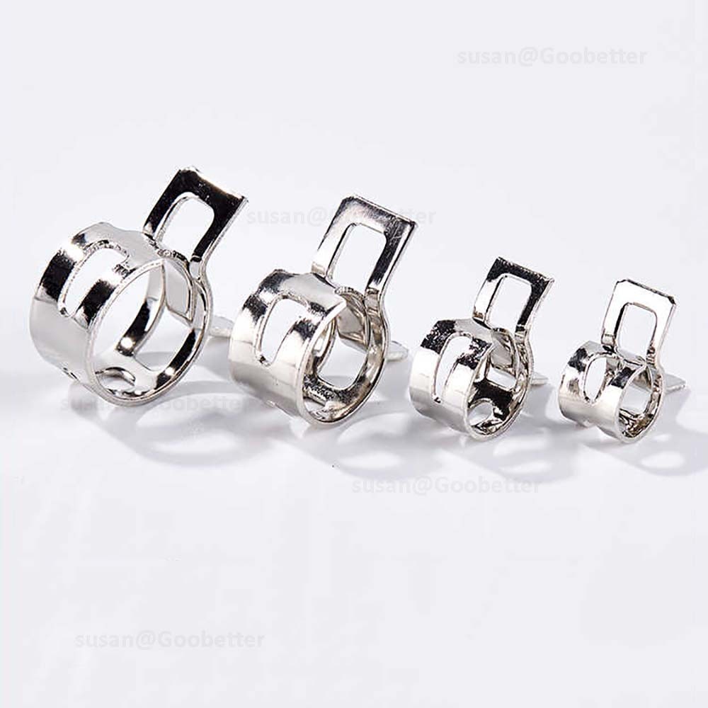 Spring Clips Fuel Mini Hose Clamp Line Water Pipe Air Tube Clamps 4-46mm Nickel - Image 5
