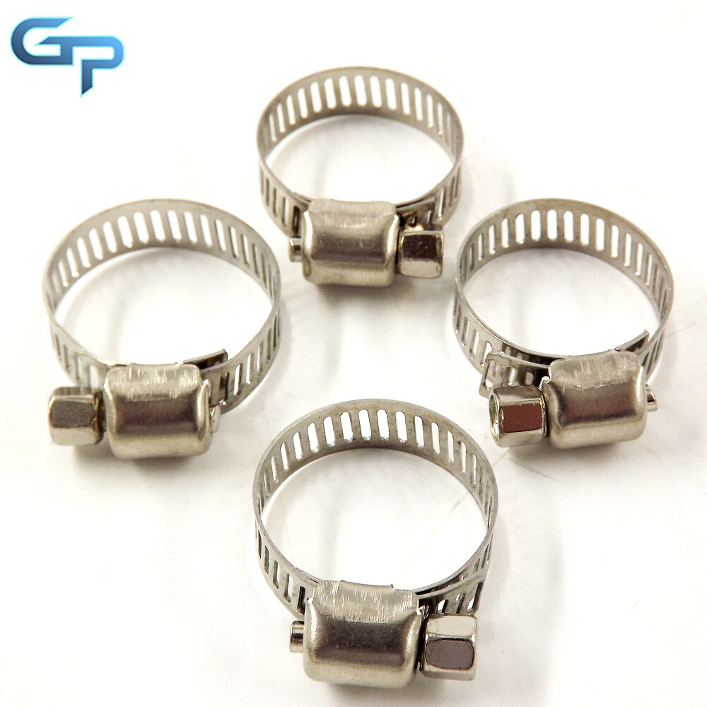 3/4"-1" Adjustable 50Pcs Stainless Steel Drive Hose Clamps Fuel Line Worm Clips - Image 5