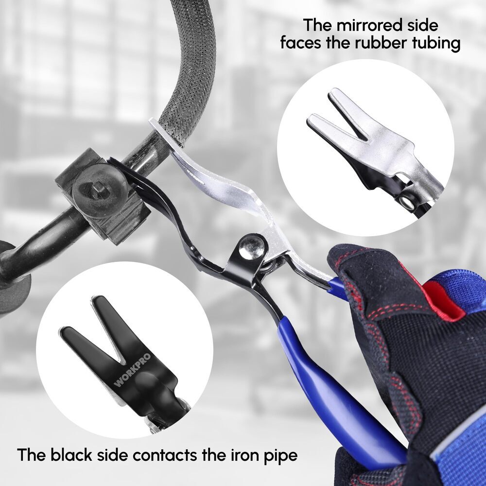 WORKPRO Hose Removal Plier Automotive Hose Remover Tool for Fuel and Vacuum Line - Image 3