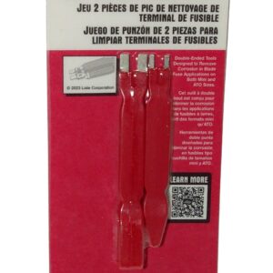 FUSE PICK & TERMINAL CLEANER SET – automotive tools – files – Lisle Tools #55040