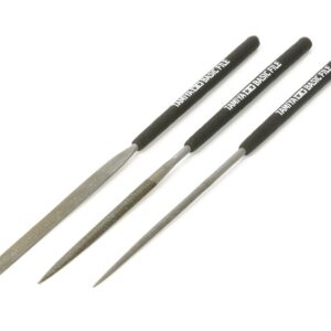 Tamiya Craft Tools Basic File Set (Smooth Double-Cut) 74104