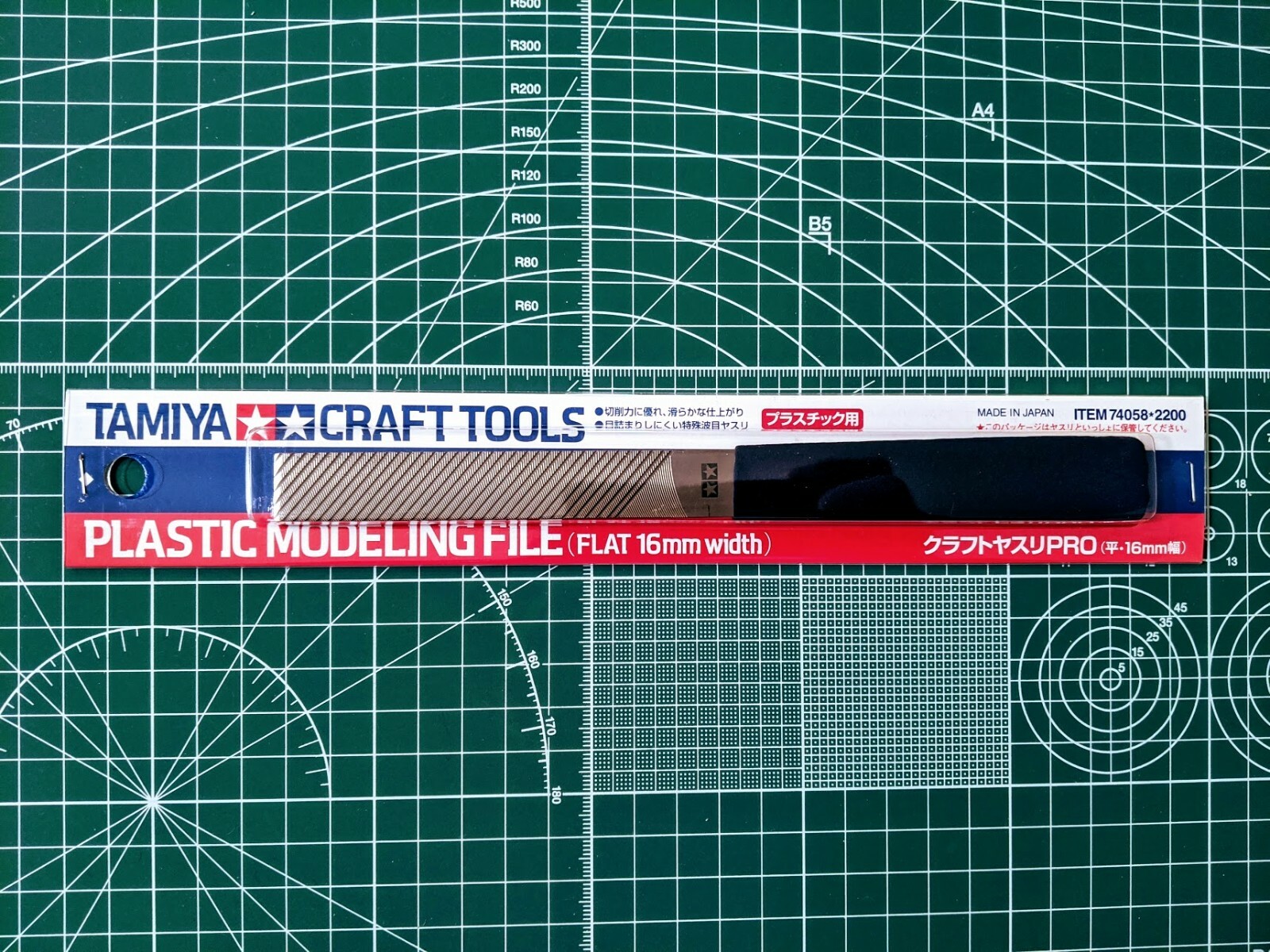 Tamiya Craft Tools Plastic Modeling File PRO (Flat 16mm Width) 74058 - Image 2