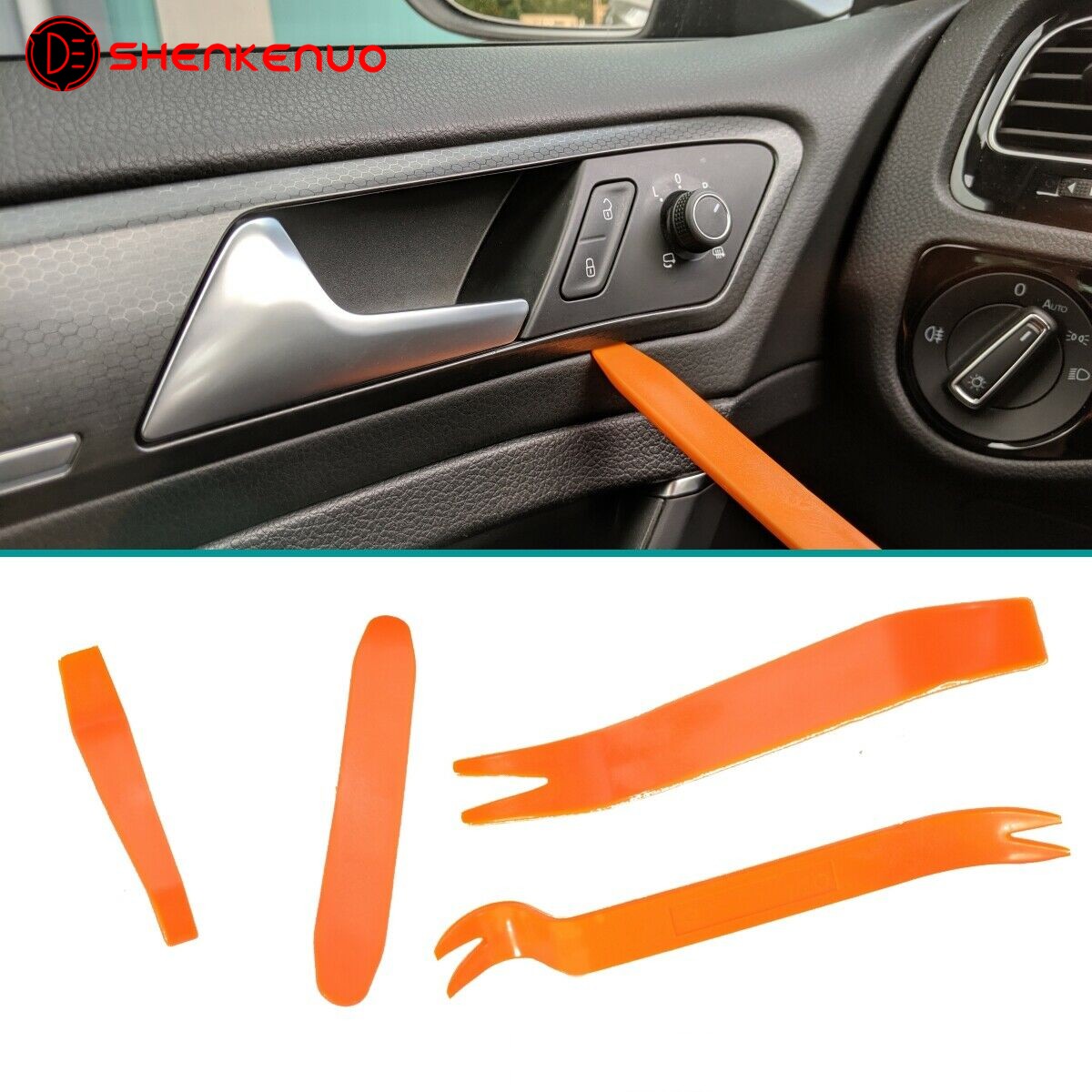 Car Trim Removal Tool Kit Set Door Panel Fastener Auto Dashboard Plastic Tools- - Image 4