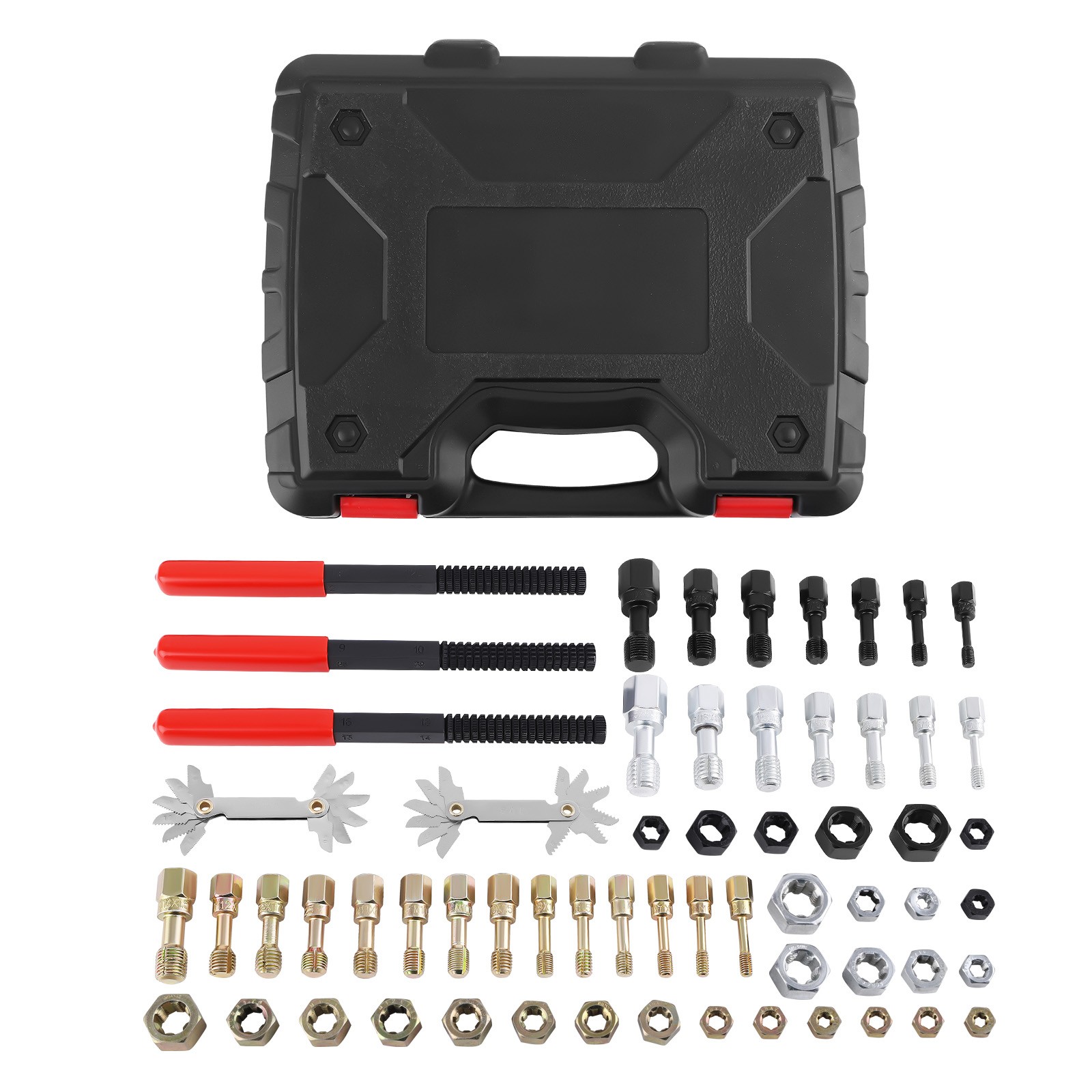61pc Universal Thread Chaser Set for Automotive/Machinery UNC/UNF/Metric + Files - Image 3