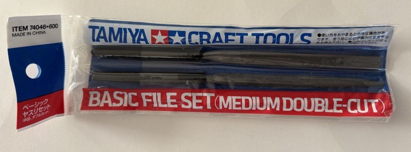 Tamiya 74046 - 600 Basic File Set Medium Double-Cut - Image 2