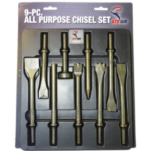 AIR HAMMER CHISELS – chisel set – automotive tools – 0.401” shank – pneumatic