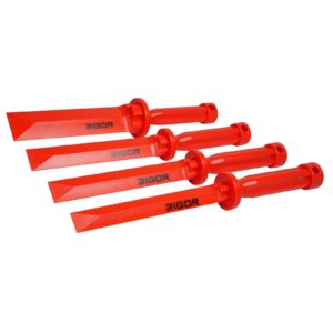 56006 Non-Marring Plastic Scraper Chisel Set, 4-Piece | Four Blade Widths for...