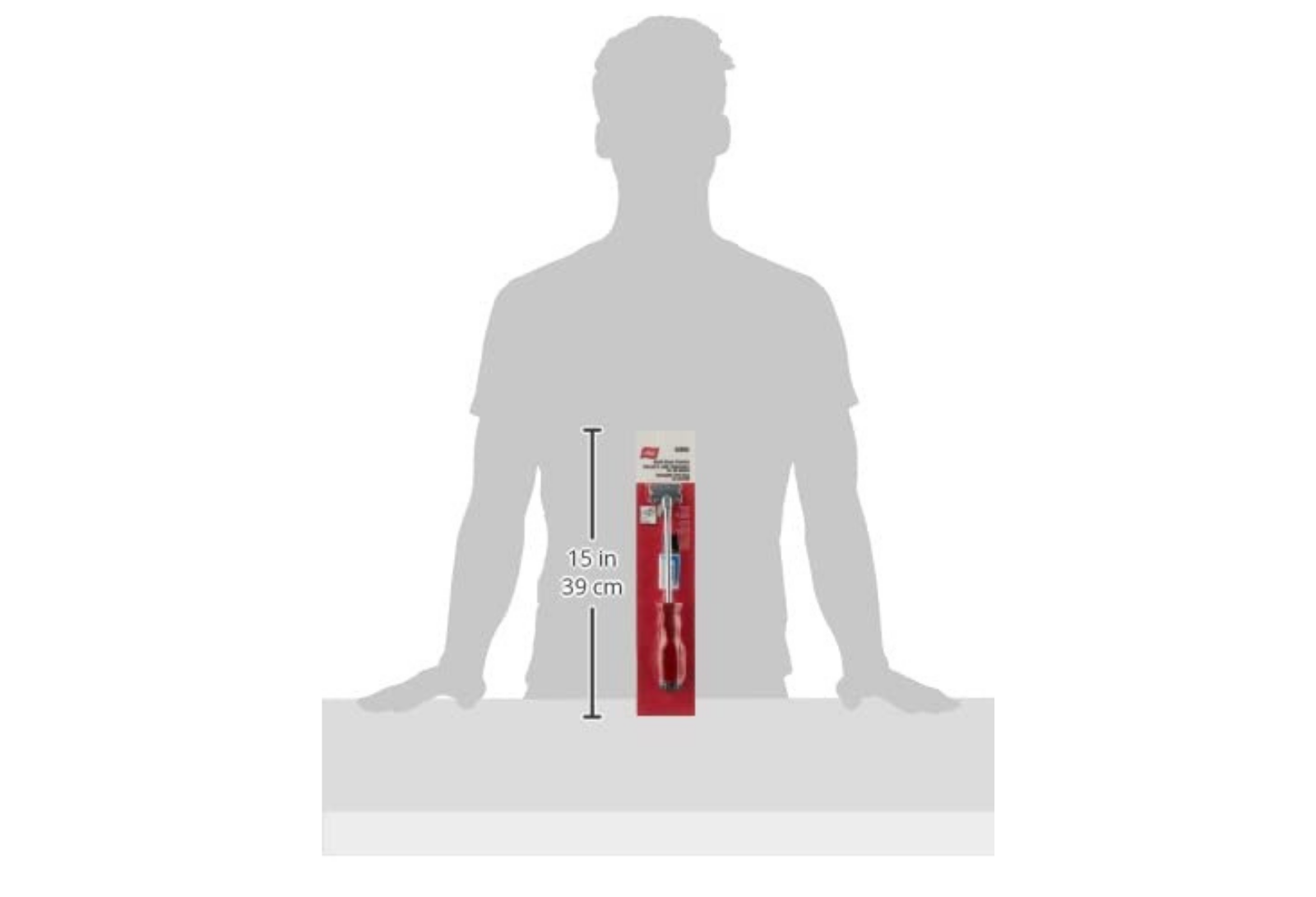 Lisle 52000 Razor Scraper Red – Blade Tool, 5-Inch - Image 3