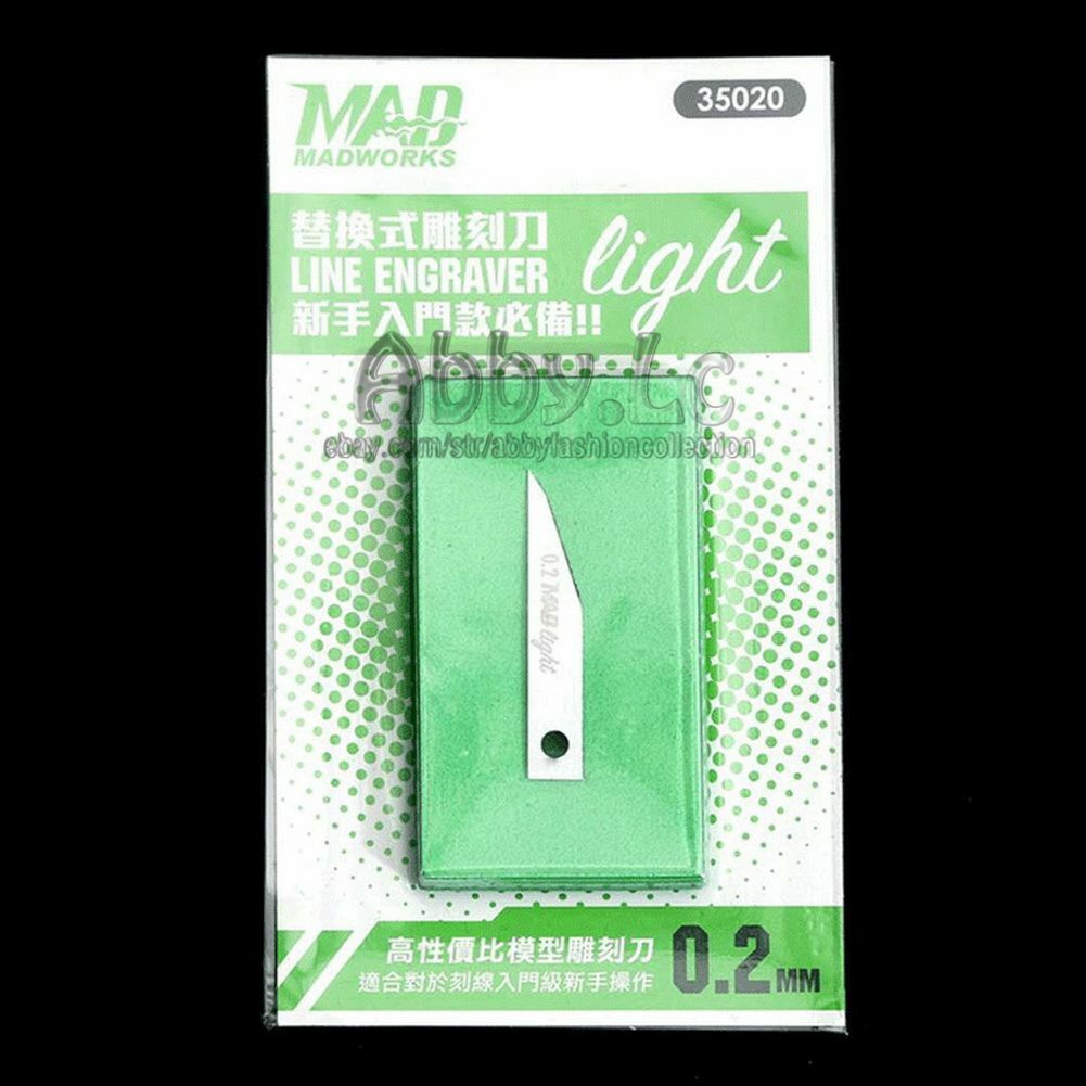 MADWORKS LIGHT Line Engraver Model Tools Scriber Craft Chisel 0.15 0.2 0.3 0.5mm - Image 5
