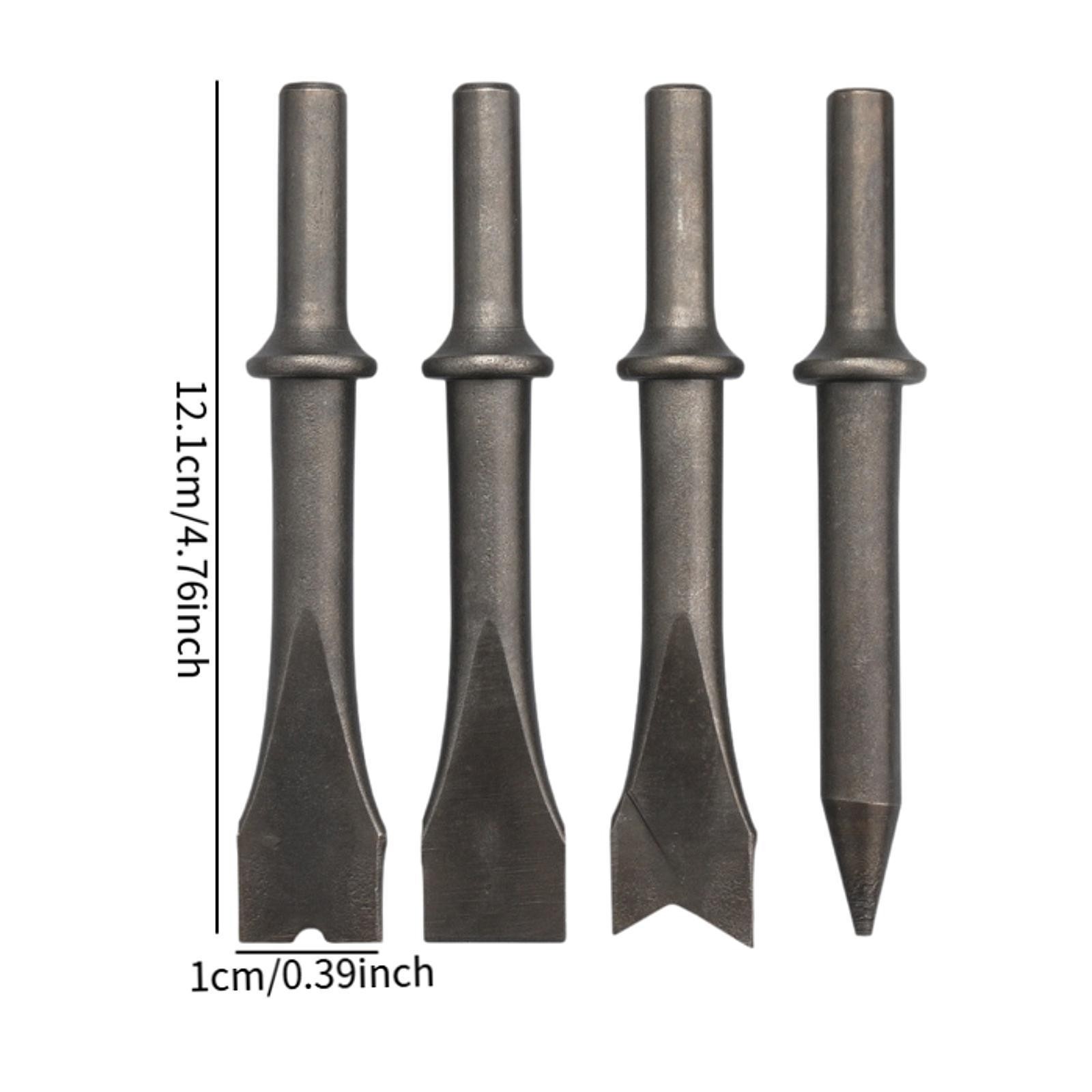 4Pcs Air Hammers Chisels Set Automotive Repairs Equipment Pneumatic Tools - Image 3