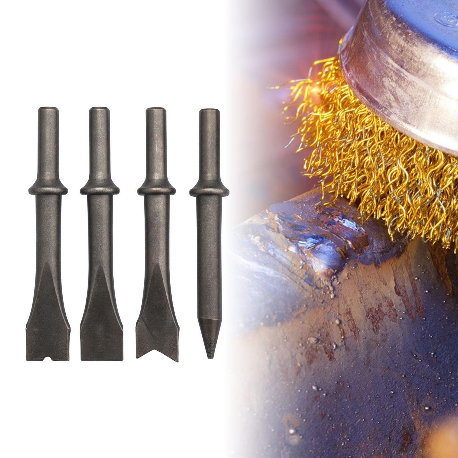 4Pcs Air Hammers Chisels Set Automotive Repairs Equipment Pneumatic Tools - Image 4