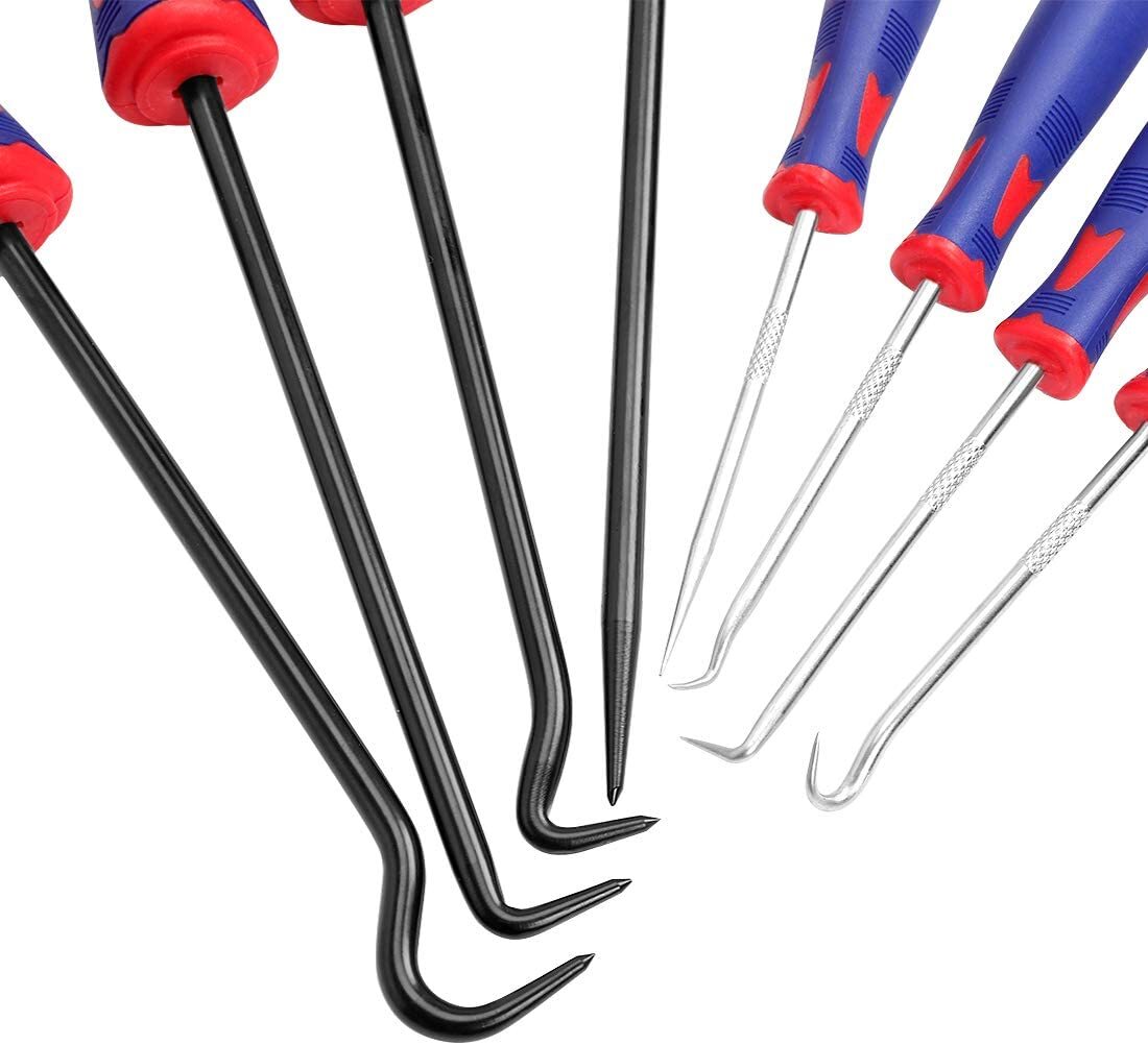 WORKPRO 9 Pcs Precision Pick&Hook Set W/Scraper Automotive&Electronic Hand Tools - Image 4