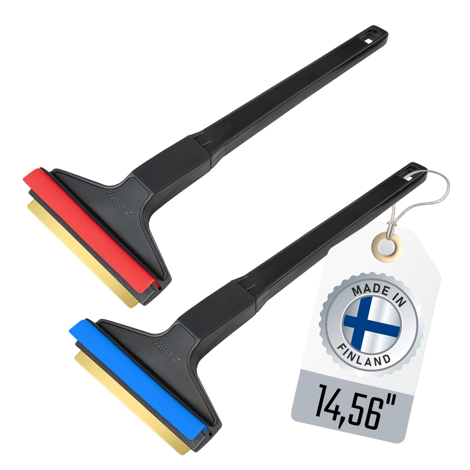 Car Ice Scraper Brass Blade 14,5 inch 2 Pack Ice Scraper Long Handle Ice Scraper