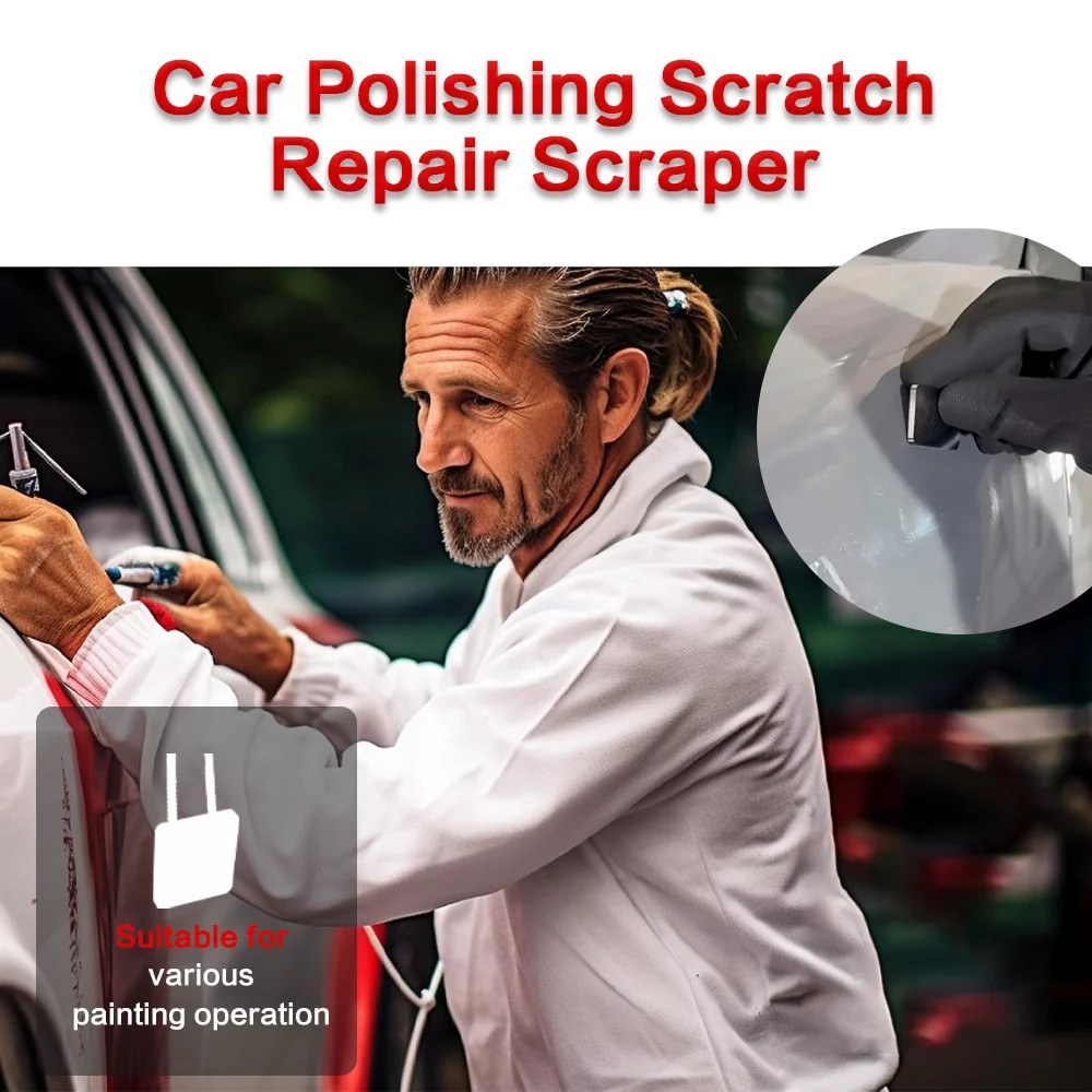 Car Paint Spot Scraper High-quality Alloy Auto Repair Tool Portable Paint Repair - Image 4