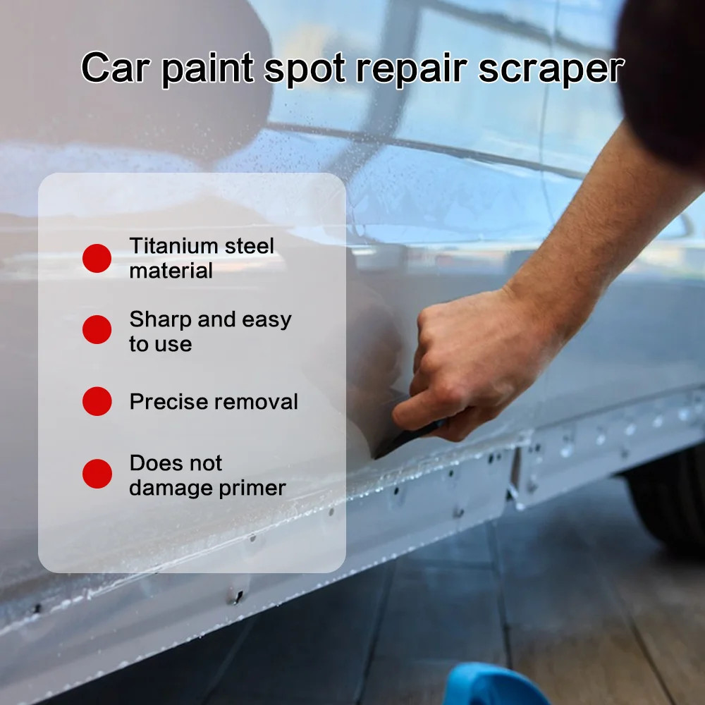 Car Paint Spot Scraper High-quality Alloy Auto Repair Tool Portable Paint Repair - Image 5