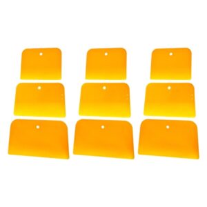MultiPurpose Plastic Scrapers 9 Pack Automotive Body Filler Application