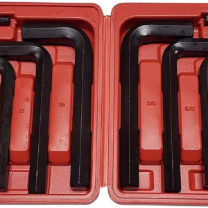 Jumbo Extra Large Allen Wrench Set - SAE & Metric Hex Key Tools Included