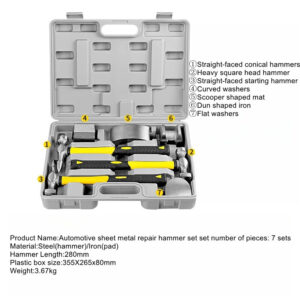 Automotive Sheet Metal Dent RepairAutomotive Sheet Metal Repair Hammer Set