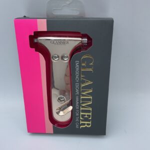 BLINGSTING Glammer Safety Hammer - Emergency Automotive Escape Hammer Tool Se...