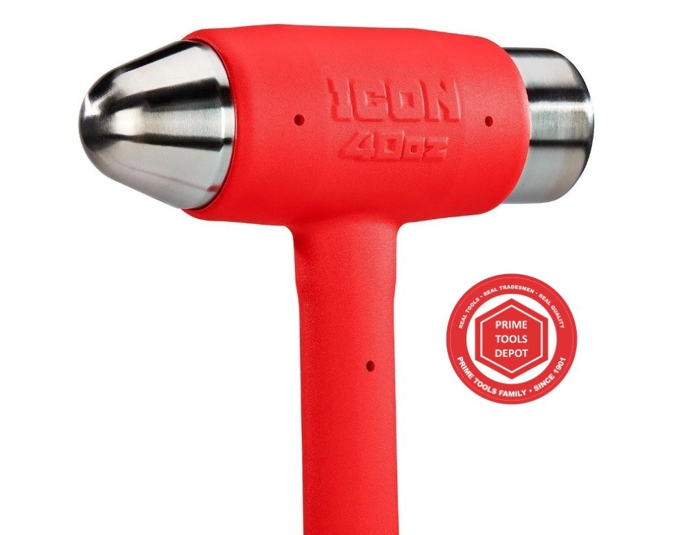ICON 40 oz Ball Peen Dead Blow Hammer Polyurethane Head Lifetime Warranty - Image 2