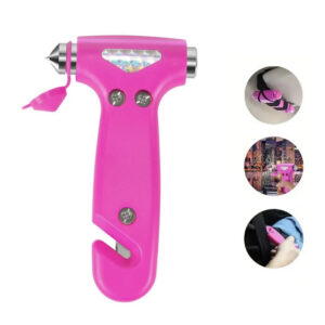 Car Safety Hammer, Automotive Window Breaker and Seatbelt Cutter, 3 In 1 Tool