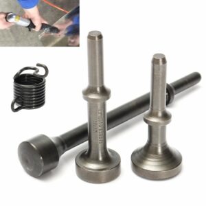 3PCS Smooth Pneumatic Air Hammer Bit + Spring Automotive Tire Repair Tool Set