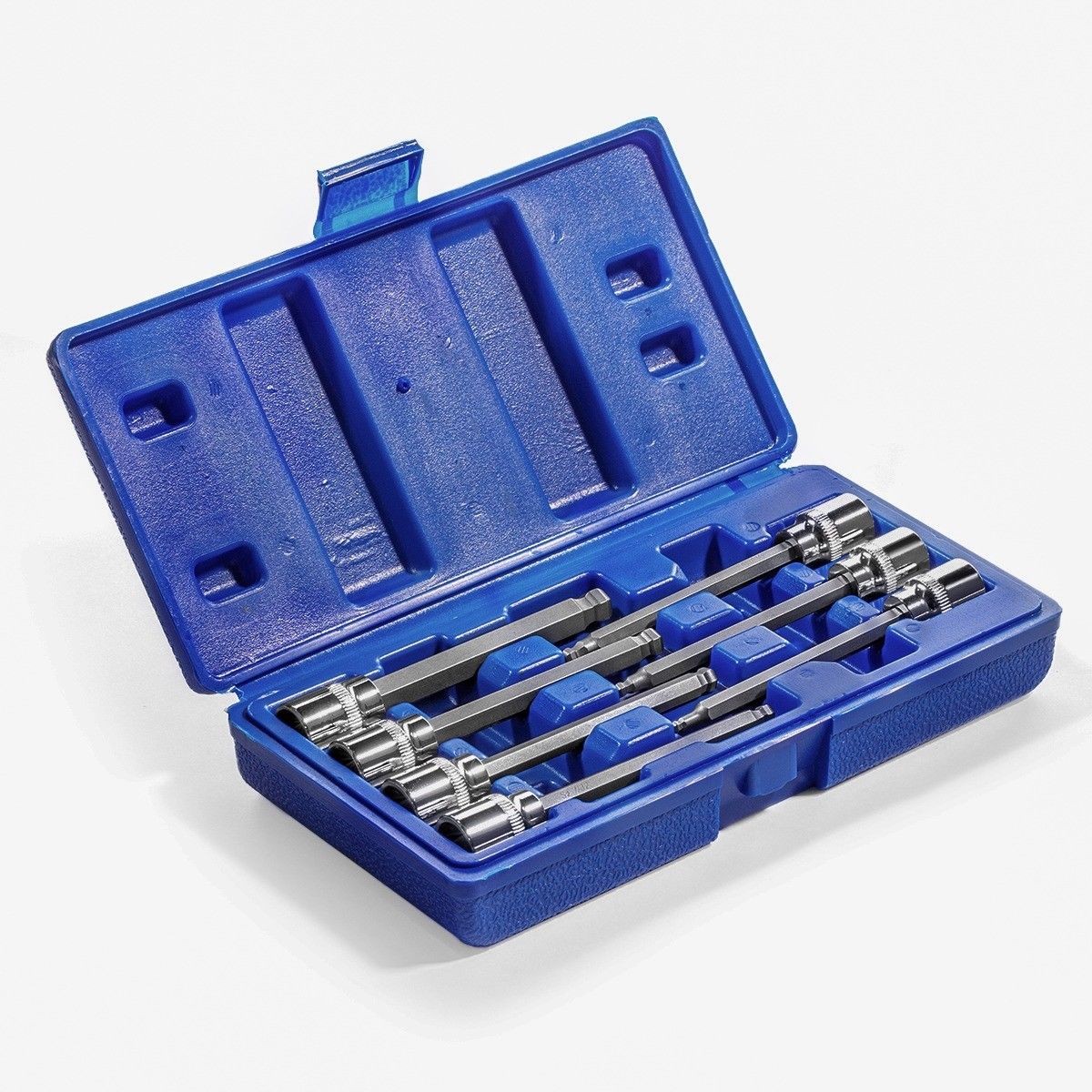 XtremepowerUS 7pc 3/8" Ball End Long 4.3" standard sae Hex Allen Bits Sockets - Image 2