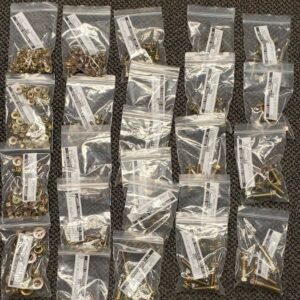 428 Piece Class 10.9 Metric Flange Bolt & Flange Nut Yellow Automotive Repair