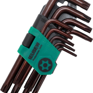 Torx Allen Wrench Set, 9-Piece Tamper Resistant Security Star Key T10-T50