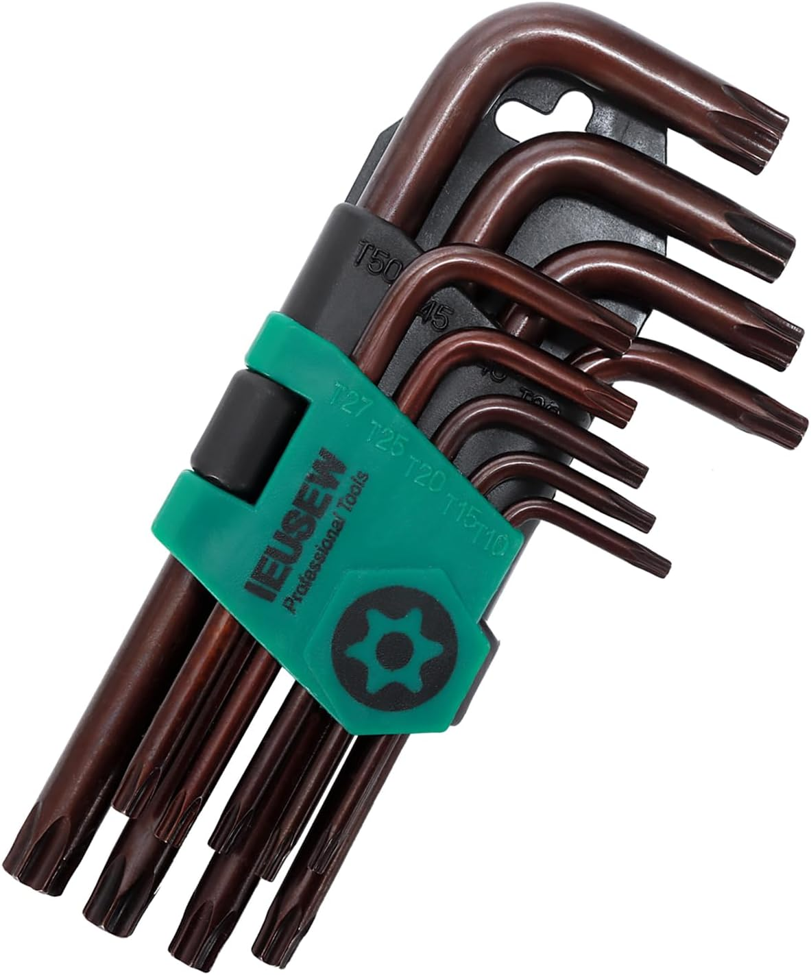 Torx Allen Wrench Set, 9-Piece Tamper Resistant Security Star Key T10-T50