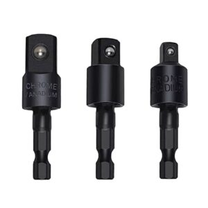 1/4 inch, 3/8 inch, 1/2 inch Hex Shank Socket Adapter for automotive repair