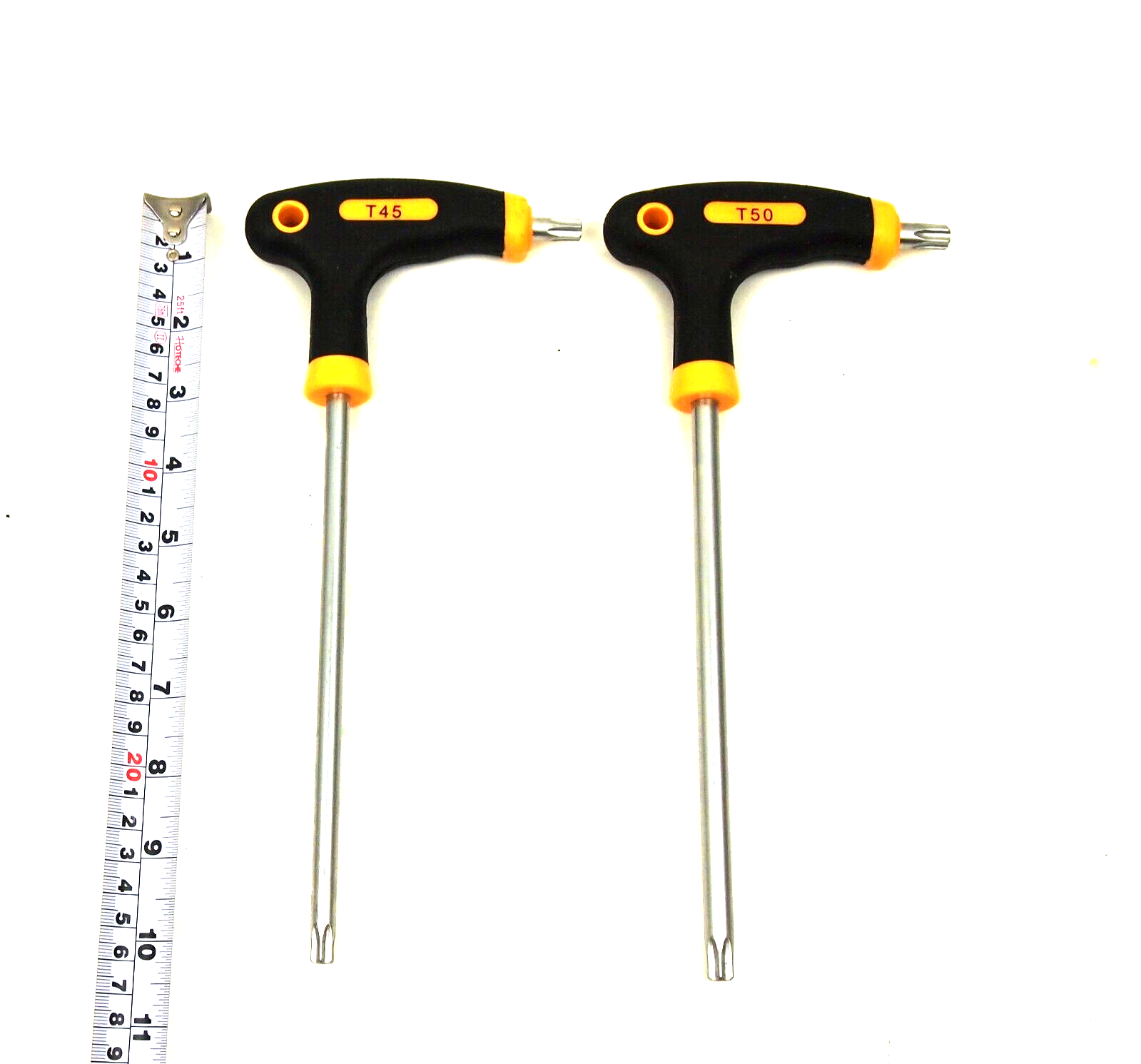 9PC T-Handle Torx Star Key Wrench Set Tamper Torx 2 Drive Ends 261609 - Image 3