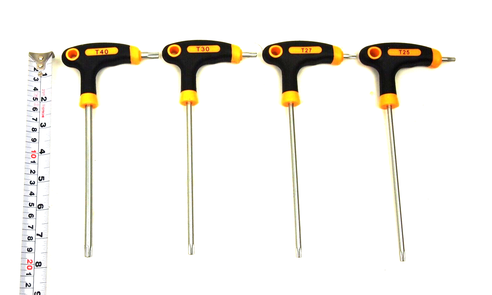 9PC T-Handle Torx Star Key Wrench Set Tamper Torx 2 Drive Ends 261609 - Image 4