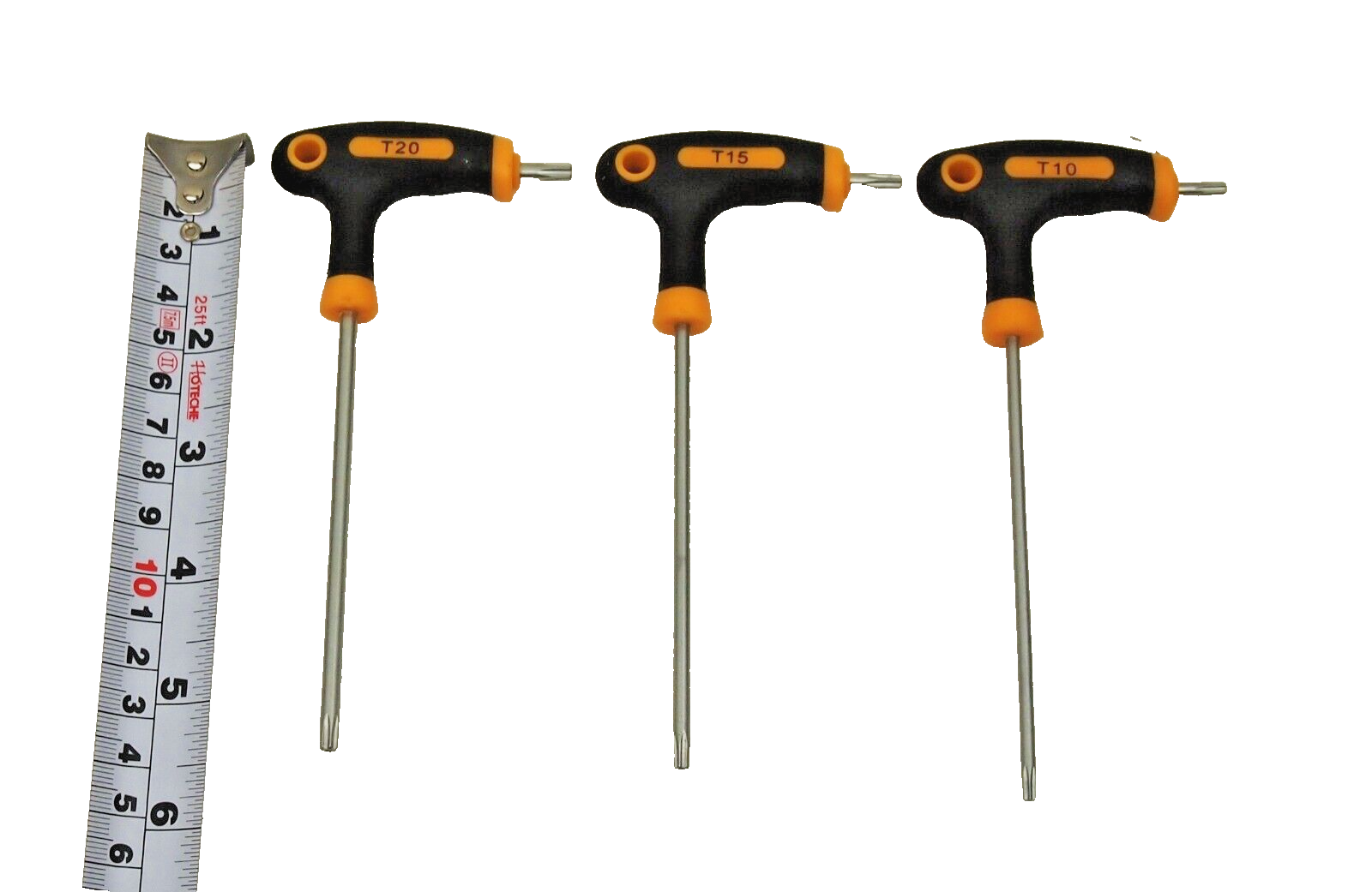 9PC T-Handle Torx Star Key Wrench Set Tamper Torx 2 Drive Ends 261609 - Image 5
