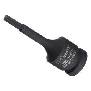 3/16" Impact Hex Bit Socket 1/2" Square Drive SAE Hex Socket for Automotive