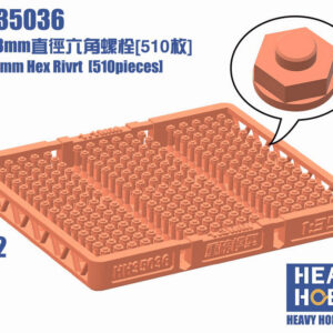 Heavy Hobby 1.1&1.3mm Hex Rivet (510pcs)