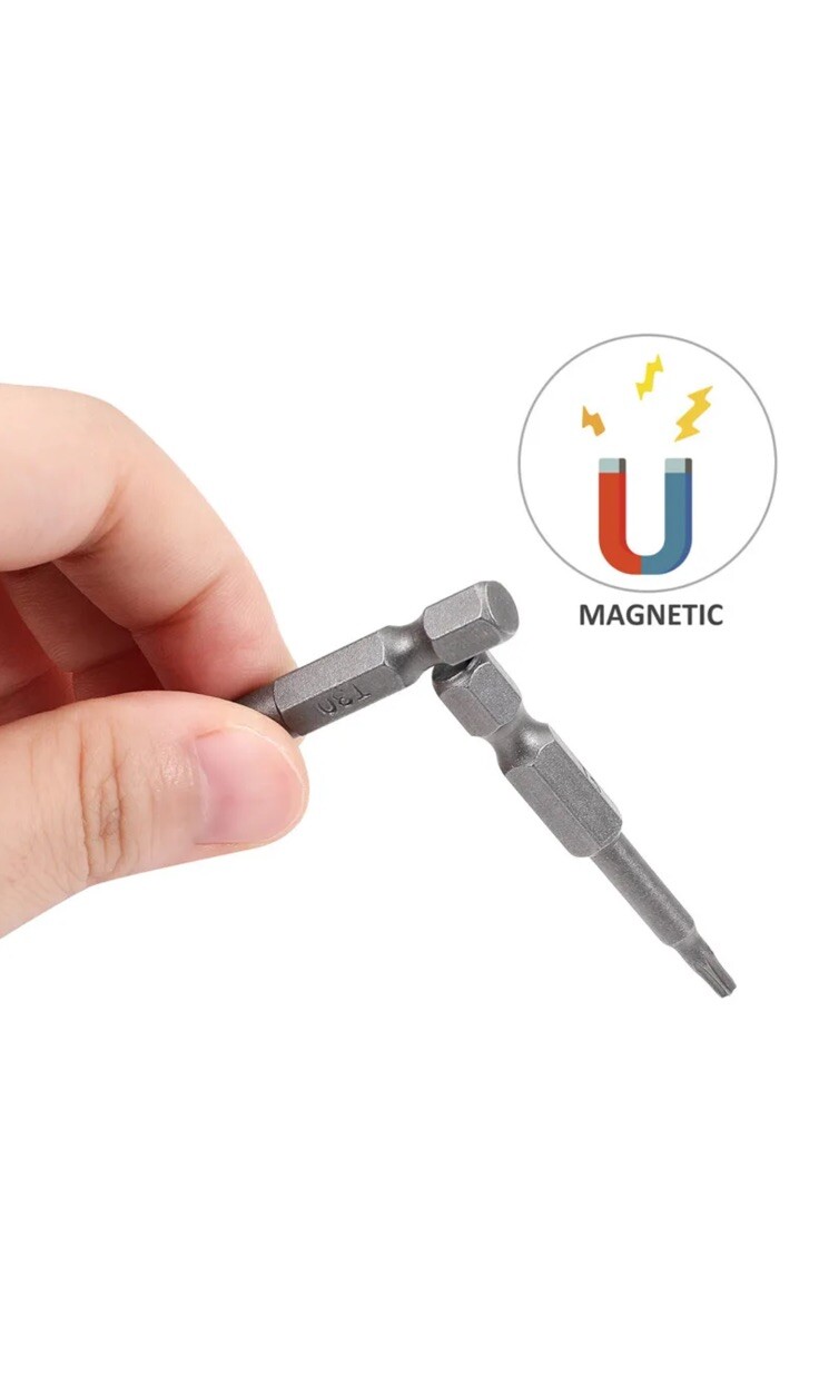 12pcs Magnetic Head Torx Screwdriver Bit Set T5-T40 Drill Security Tamper Proof - Image 4