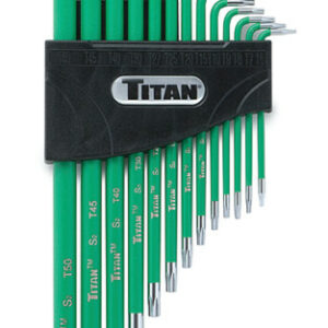 Titan 12715 13pc TORX Extra Long Star Key Set