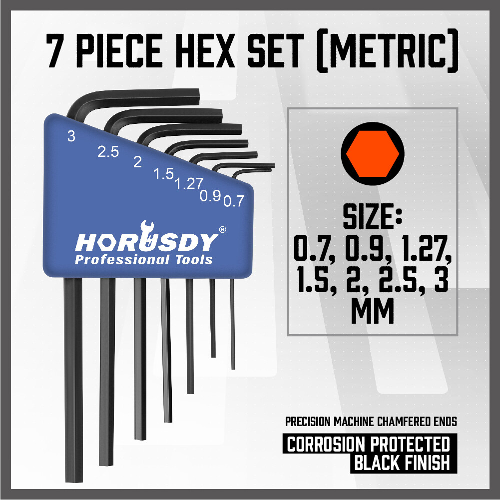 22PC Allen Wrench Hex Torx Key Set Mini 3IN1 Metric SAE MM/Inch Tamperproof Cr-V - Image 3