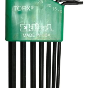 Eklind Torx Star L Wrench Key Set T10-T40 Security Tamper Proof 7pc USA 10707