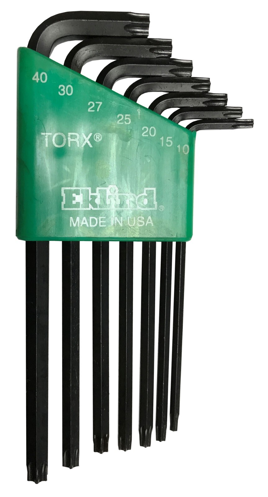 Eklind Torx Star L Wrench Key Set T10-T40 Security Tamper Proof 7pc USA 10707