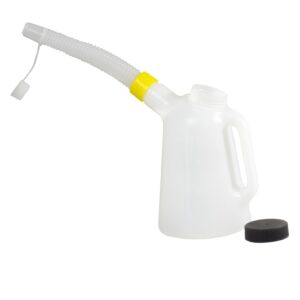 Heavy Duty Automotive Measuring Cup 1 Quart Polyethylene with Screw On Spout